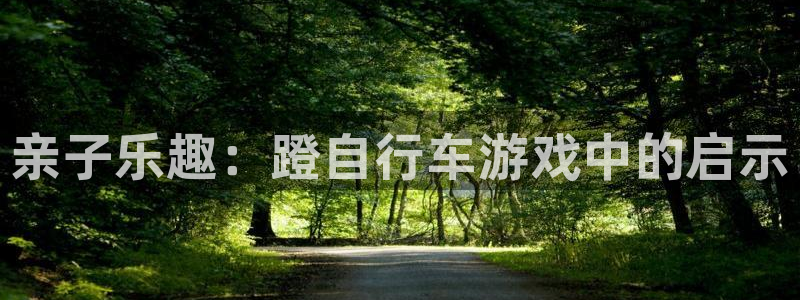 尊龙凯时 - 人生就是搏!|亲子乐趣:蹬自行车游戏中的启示(图1) 尊龙凯时 - 人生就是搏!